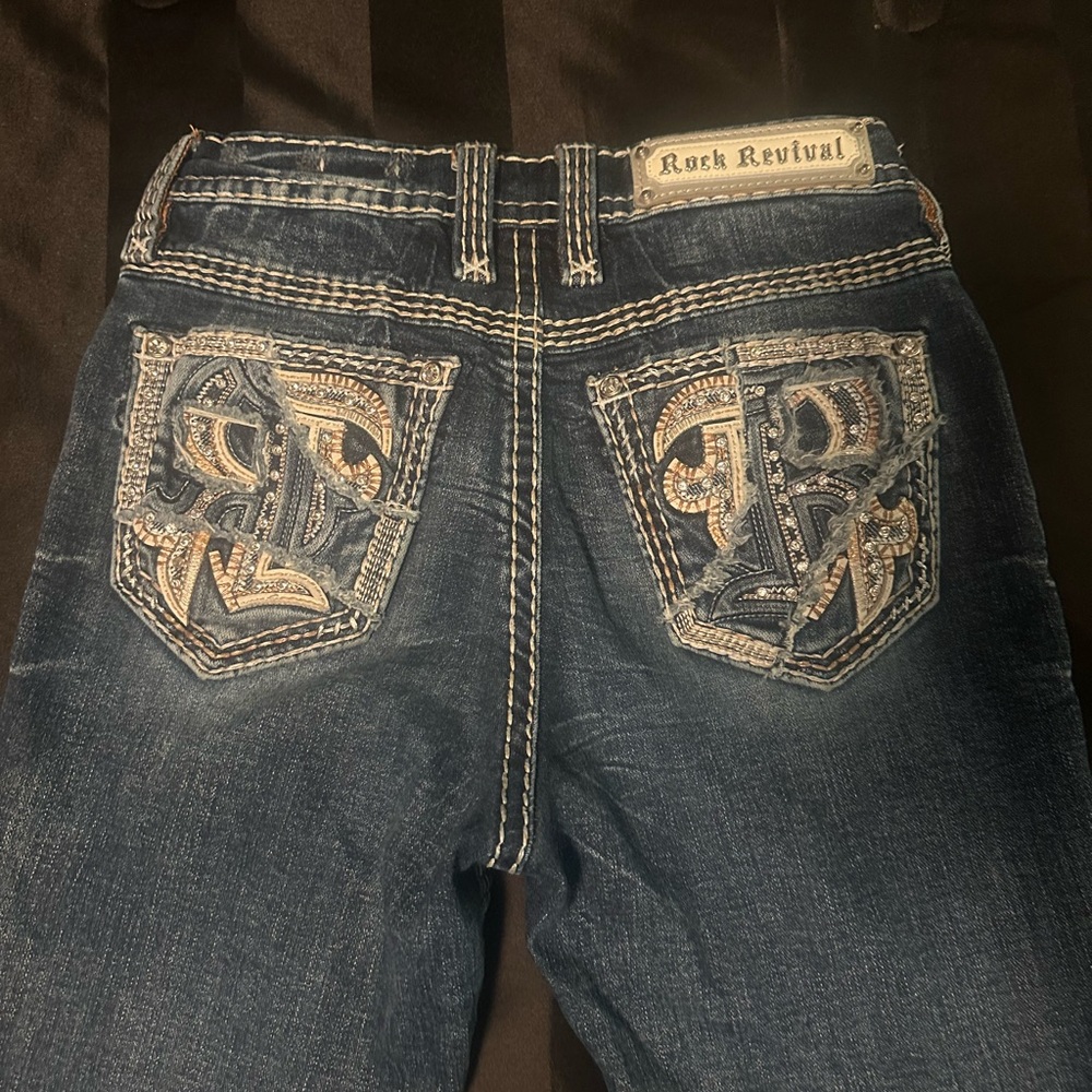 Rock Revival Blue Denim Jeans